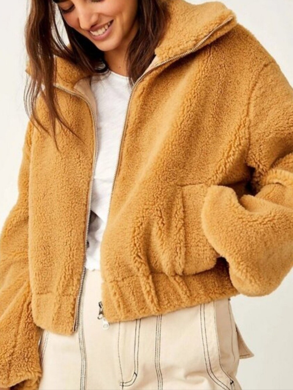 Free People Get Cozy Teddy Jacket From Revolve - Picture 7 of 9